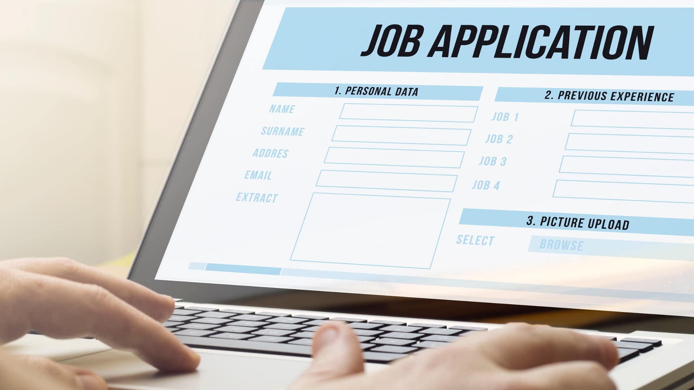 Free job application form template for growing teams