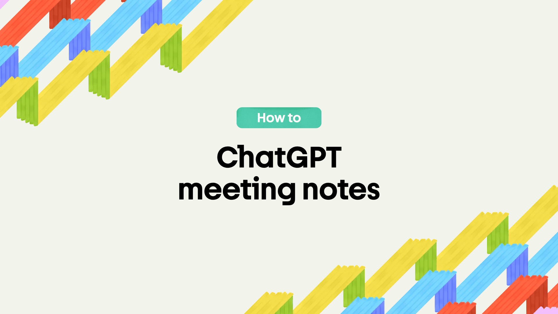 ChatGPT meeting notes