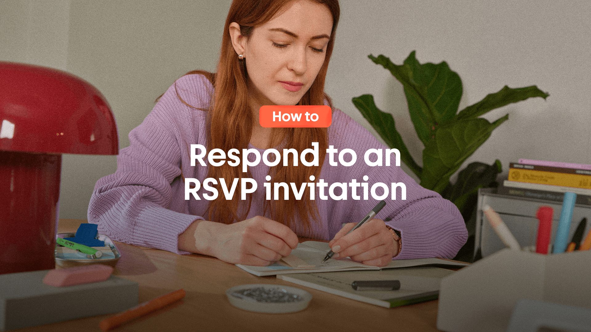 How to RSVP an invitation