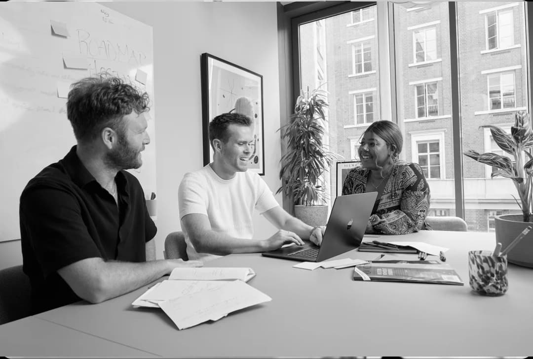 Corporate team having a meeting